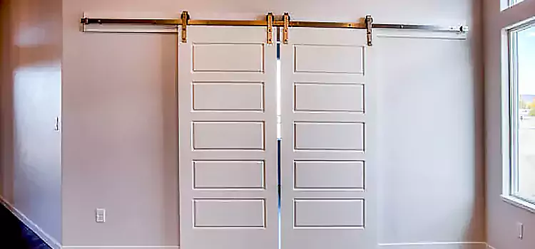 Glass Barn Door with Installation Hardware Kit Sahuarita