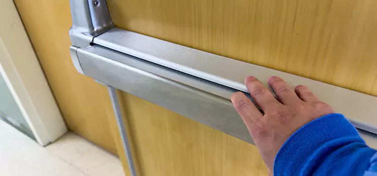 Installing a Push Bar on a Door Sahuarita